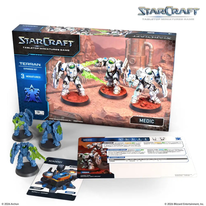 Starcraft Tabletop Miniatures Game: Terran Medic (Q4 2026) - Miniature Games