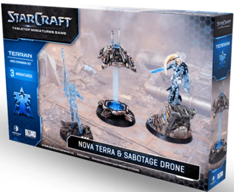 Starcraft Tabletop Miniatures Game: Terran Nova Terra Expansion Set (ETA December) - Miniature Games