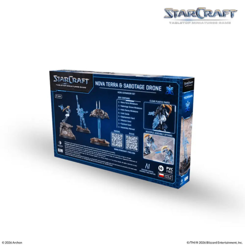 Starcraft Tabletop Miniatures Game: Terran Nova Terra Expansion Set (ETA December) - Miniature Games