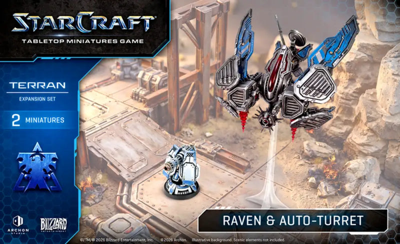 Starcraft Tabletop Miniatures Game: Terran Raven Expansion Set (ETA December) - Miniature Games