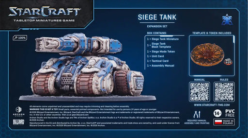 Starcraft Tabletop Miniatures Game: Terran Siege Tank Expansion Set (2026-10-05) - Miniature Games