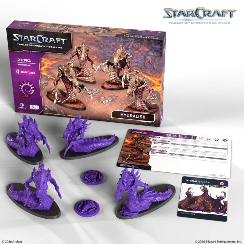 Starcraft Tabletop Miniatures Game: Zerg Hydralisk (Q4 2026) - Miniature Games