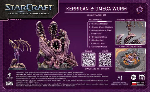 Starcraft Tabletop Miniatures Game: Zerg Kerrigan and Omega Wurm (Q4 2026) - Miniature Games