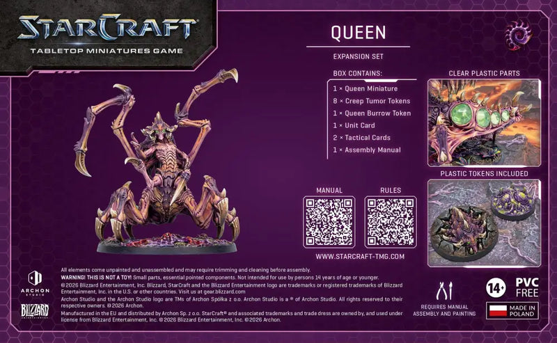 Starcraft Tabletop Miniatures Game: Zerg Queen (Q4 2026) - Miniature Games