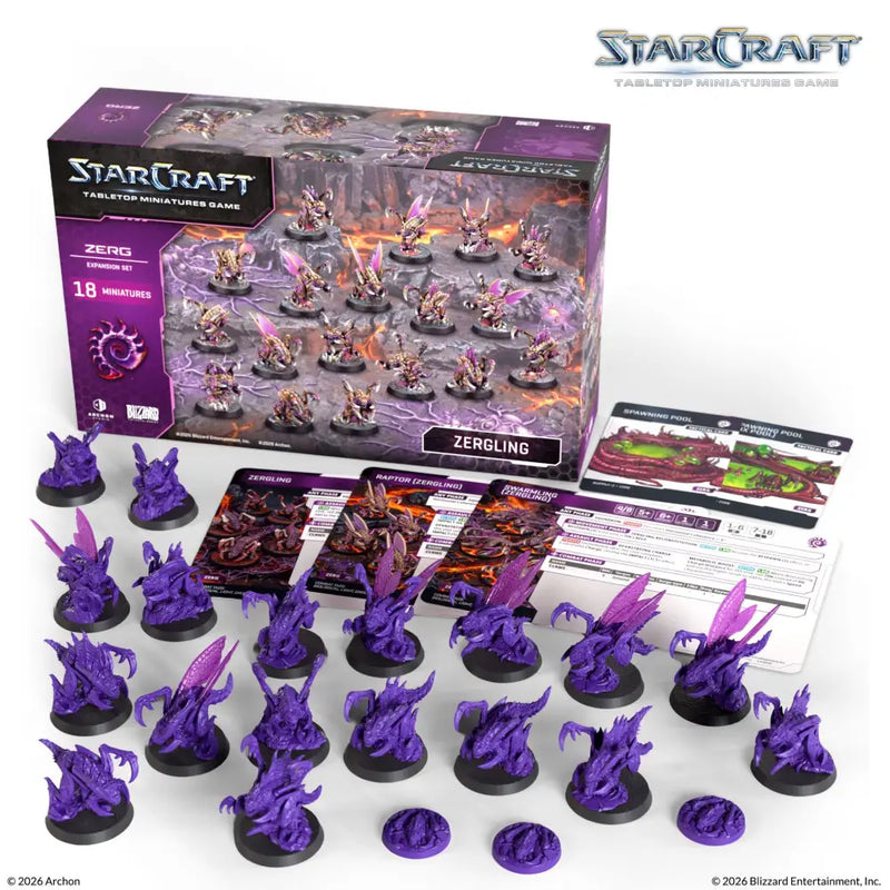 Starcraft Tabletop Miniatures Game: Zerg Zergling (ETA June) - Miniature Games