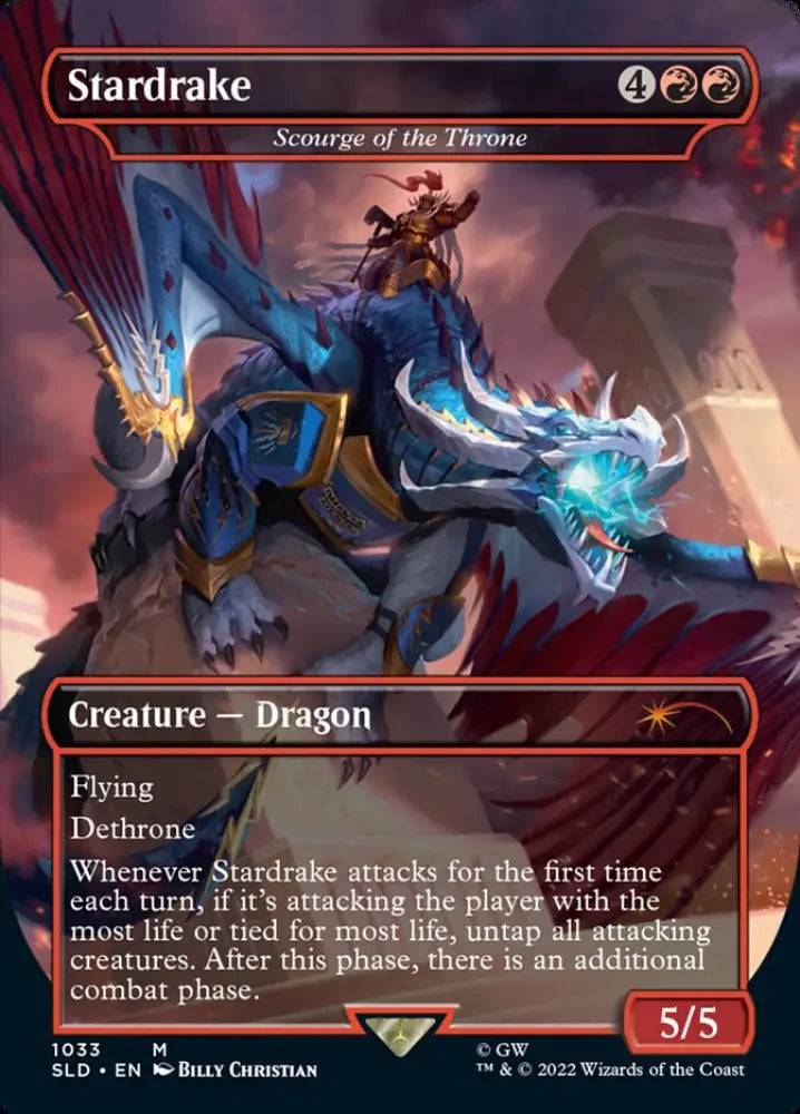 Stardrake - Scourge of the Throne (Borderless) [Secret Lair Drop Series] - MTG Single