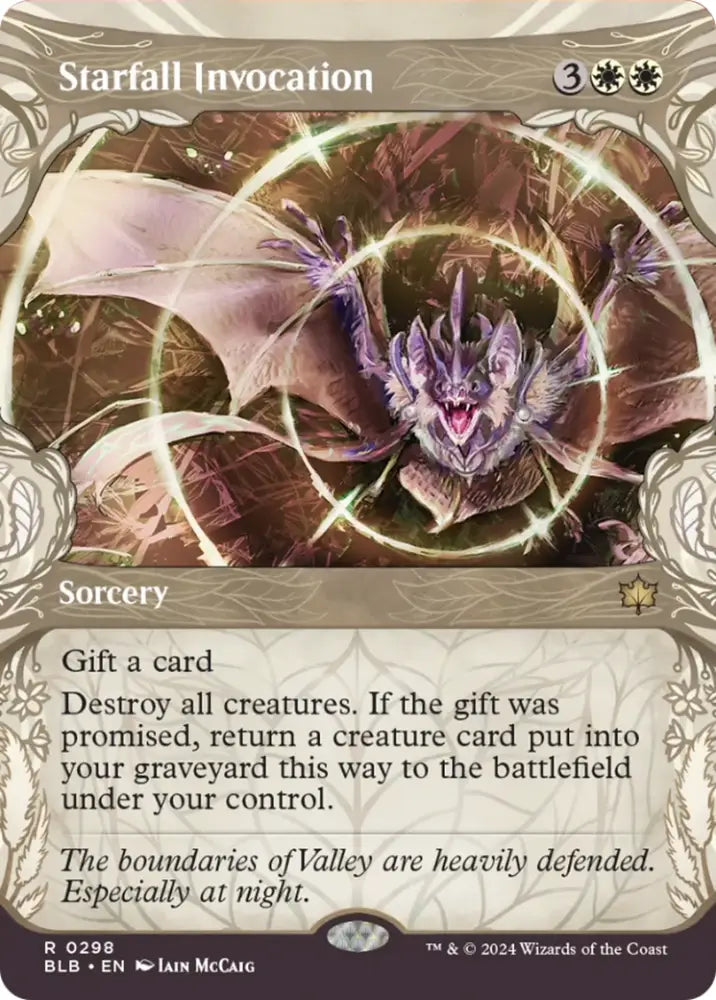 Starfall Invocation (Showcase) [Bloomburrow] - MTG Single