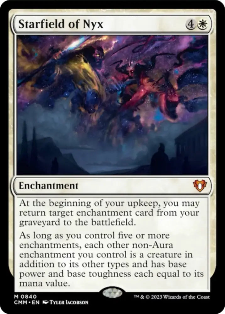 Starfield of Nyx [Commander Masters] - MTG Single