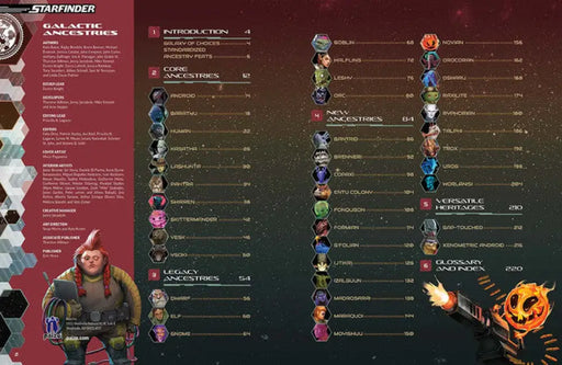 Starfinder 2e Galactic Ancestries Pocket Edition (EN) - Starfinder