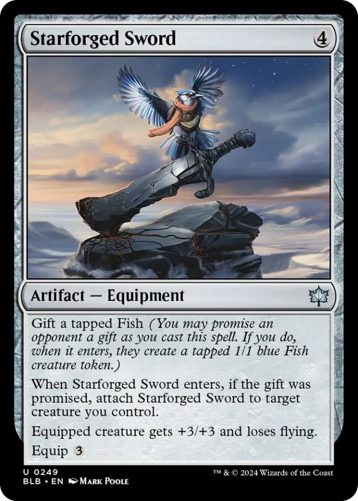 Starforged Sword [Bloomburrow] - MTG Single