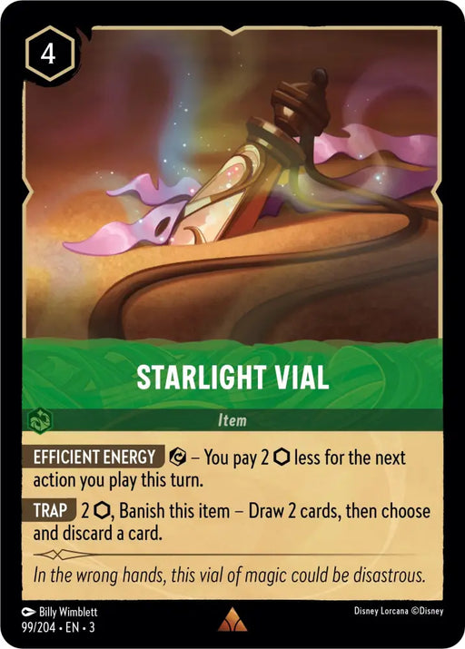Starlight Vial (99/204) [Into the Inklands] - Lorcana Single