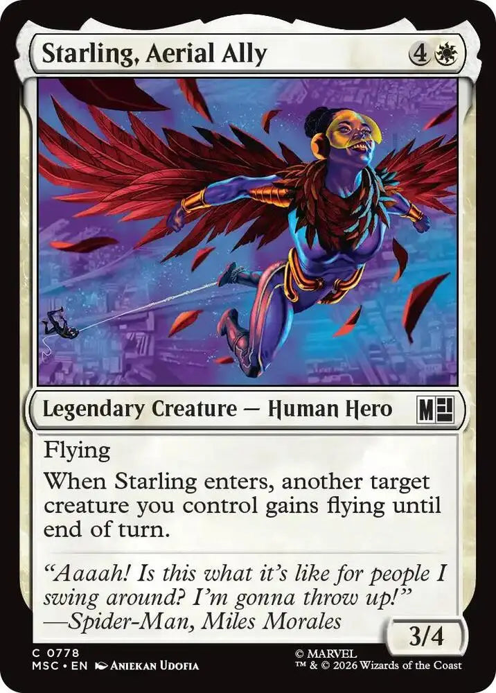 Starling, Aerial Ally (778) [Marvel Super Heroes Commander]