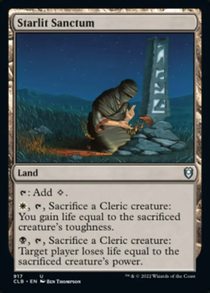 Starlit Sanctum [Commander Legends: Battle for Baldur’s Gate] - MTG Single