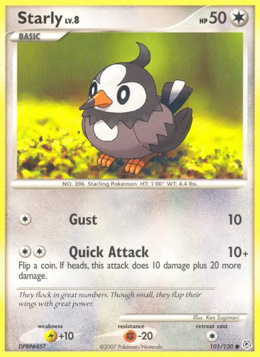 Starly (101/130) [Diamond & Pearl: Base Set] - Pokemon Single