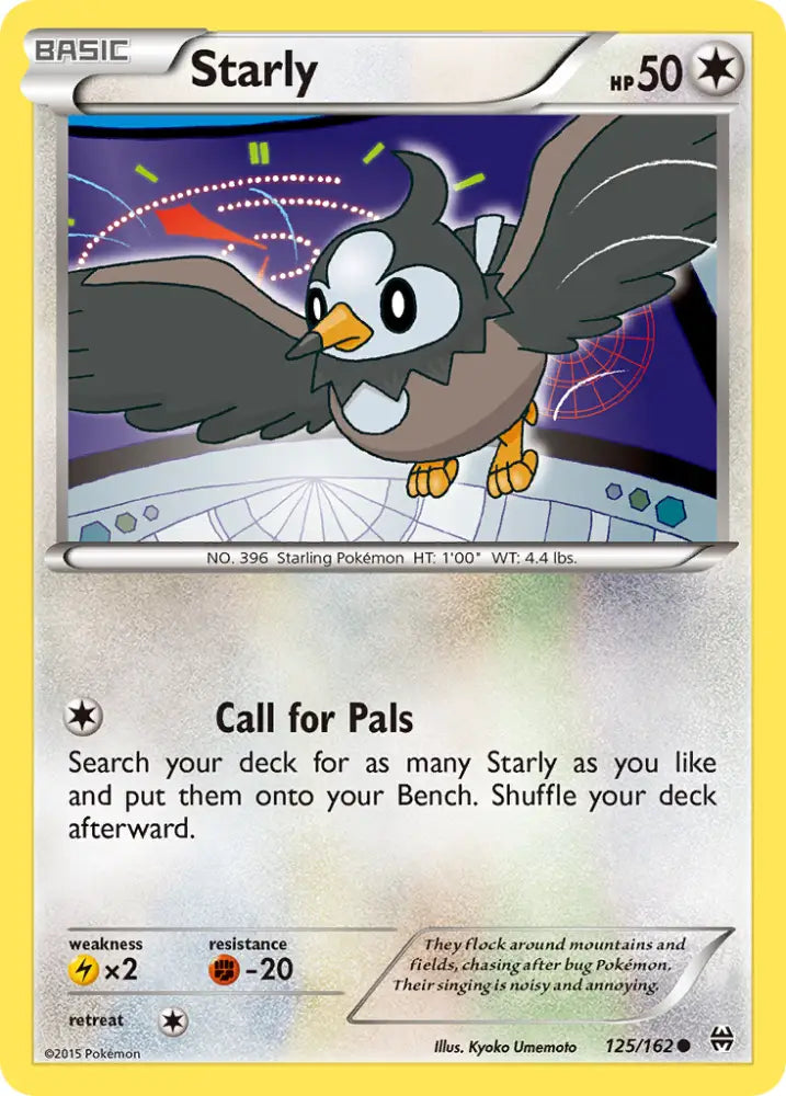 Starly (125/162) [XY: BREAKthrough] - Pokemon Single
