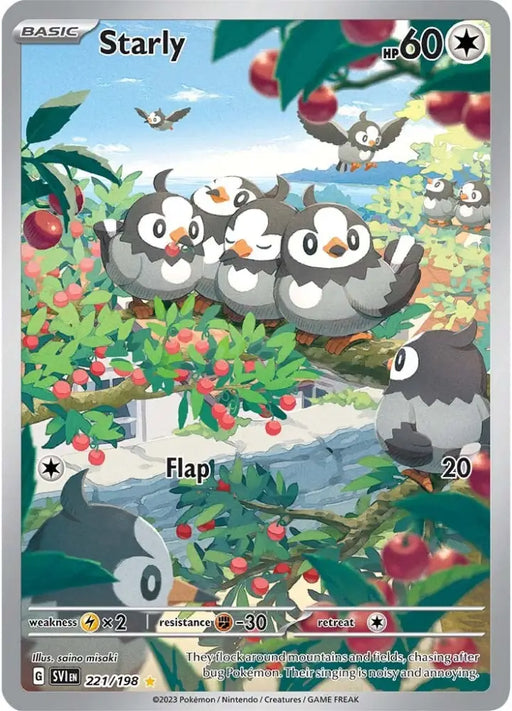 Starly (221/198) [Scarlet & Violet: Base Set] - Pokemon Single