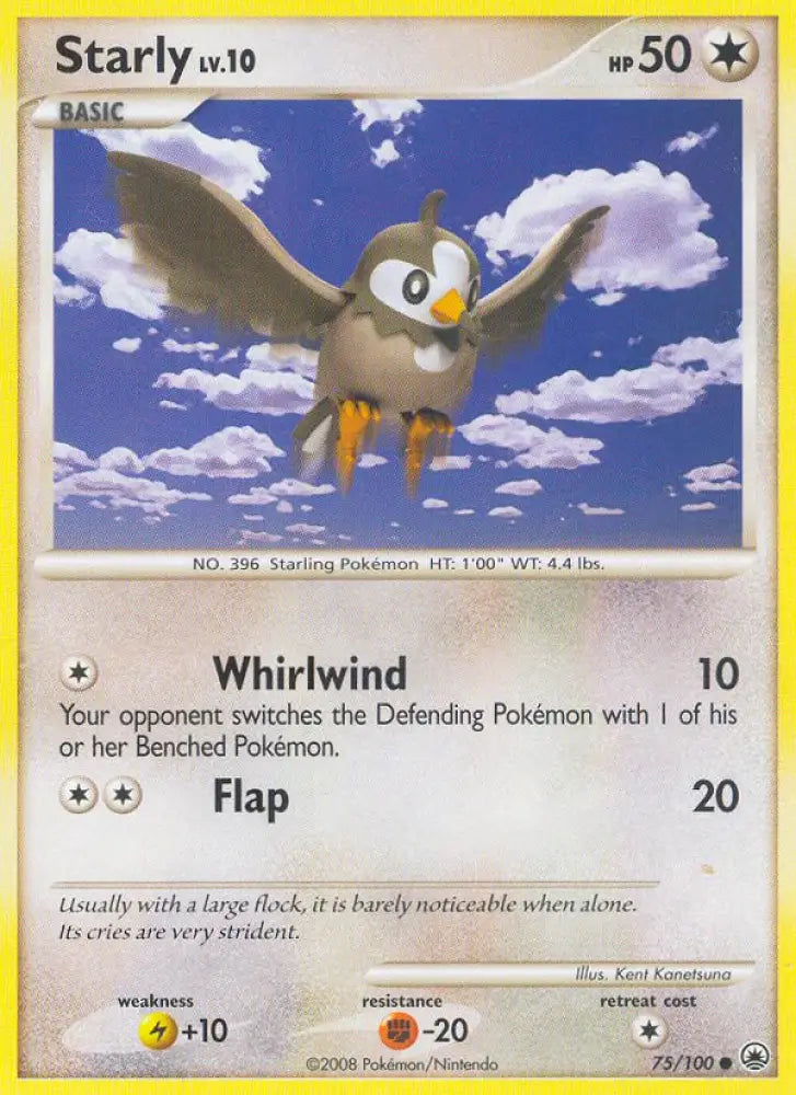 Starly (75/100) [Diamond & Pearl: Majestic Dawn] - Pokemon Single
