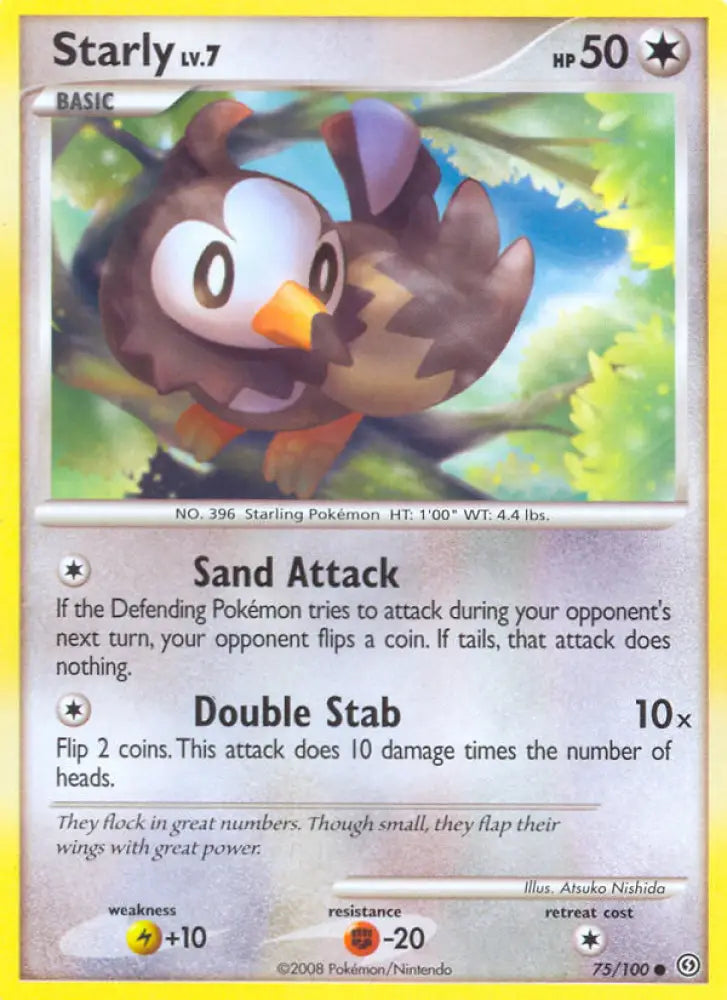 Starly (75/100) [Diamond & Pearl: Stormfront] - Pokemon Single