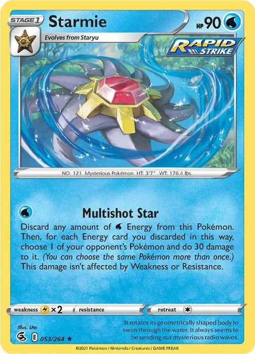 Starmie (053/264) [Sword & Shield: Fusion Strike] - Pokemon Single