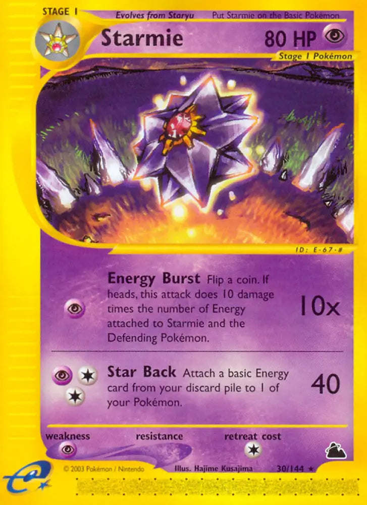 Starmie (30/144) [Skyridge] - Pokemon Single