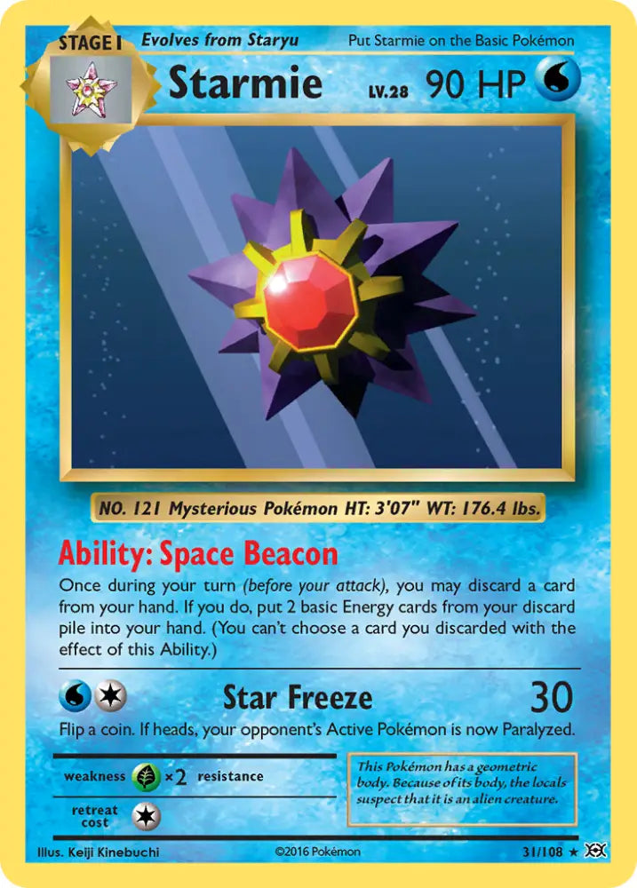 Starmie (31/108) [XY: Evolutions] - Pokemon Single