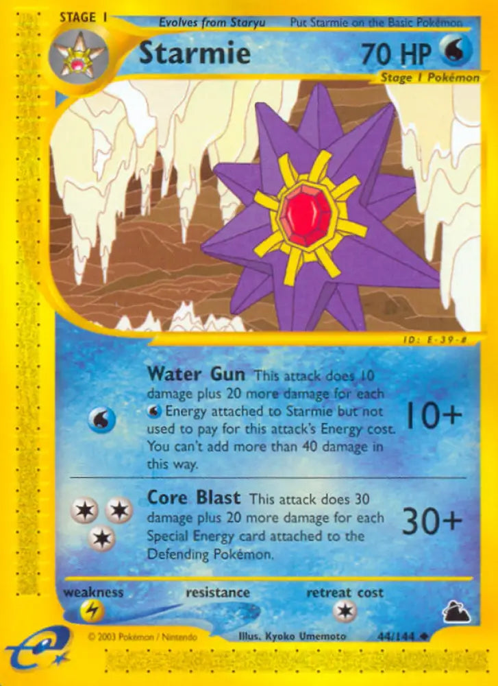 Starmie (44/144) [Skyridge] - Pokemon Single