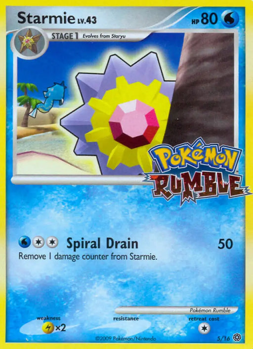 Starmie (5/16) [Pokémon Rumble] - Pokemon Single