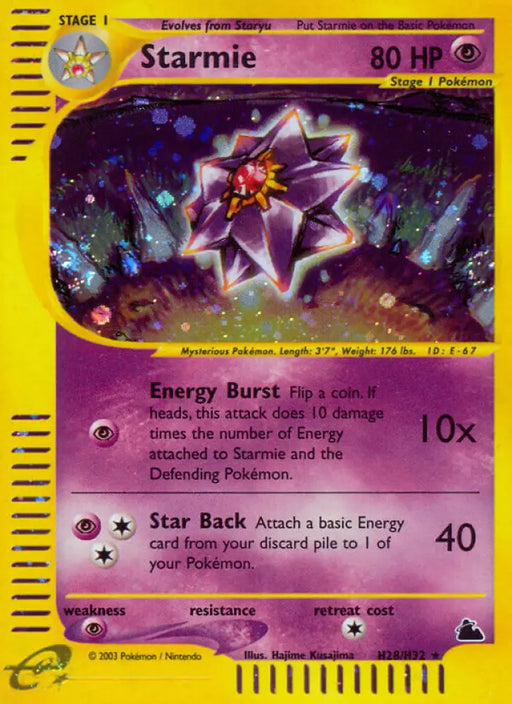Starmie (H28/H32) [Skyridge] - Pokemon Single