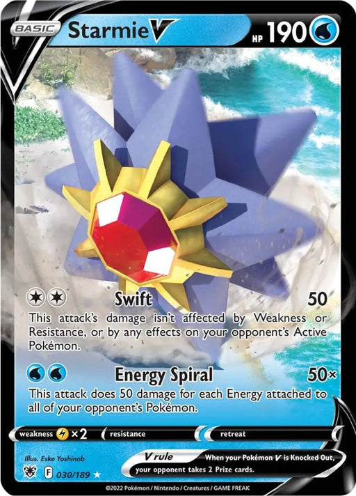 Starmie V (030/189) [Sword & Shield: Astral Radiance] - Pokemon Single