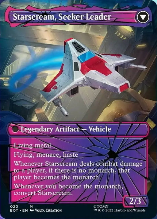 Starscream Power Hungry // Starscream Seeker Leader (Shattered Glass) [Transformers] - MTG Single