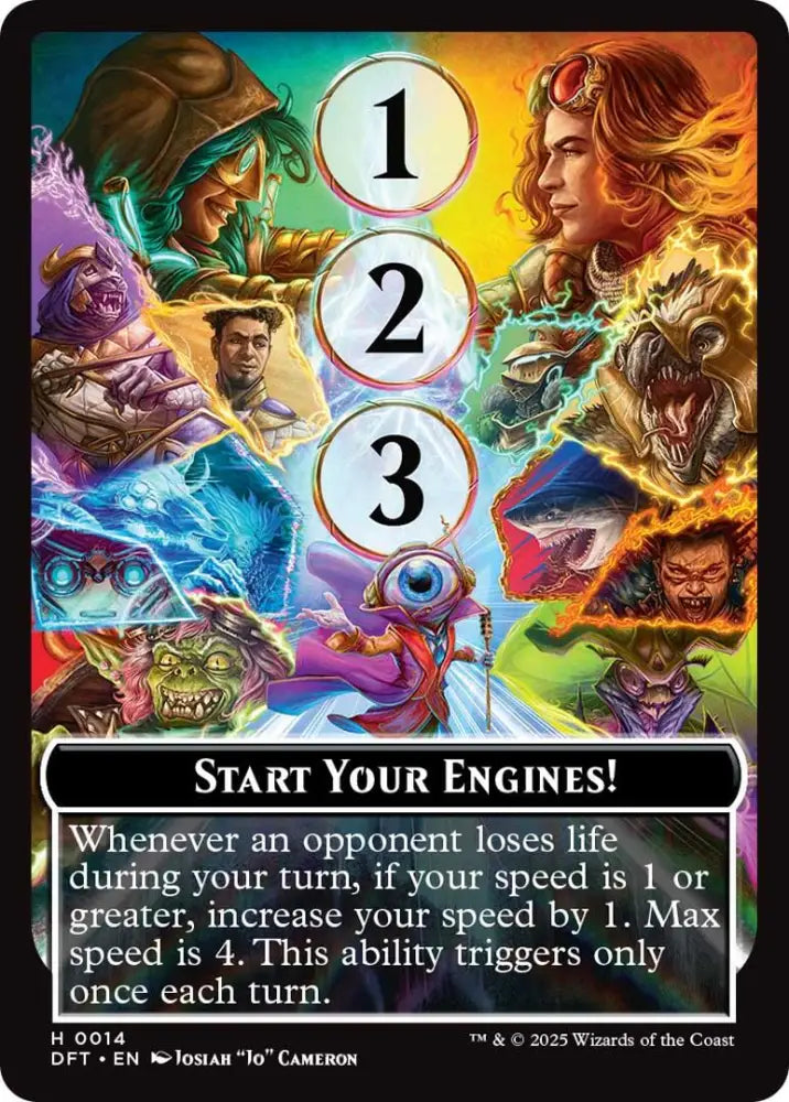 Start Your Engines! // Max Speed [Aetherdrift Tokens] - MTG Single