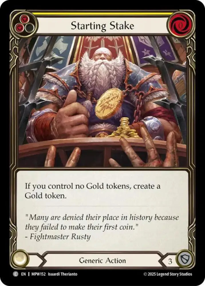 Starting Stake (Yellow) (MPW152) [Mastery Pack Warrior]