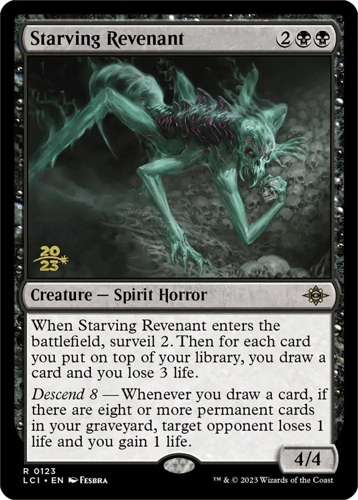 Starving Revenant [The Lost Caverns of Ixalan Prerelease Cards] - MTG Single