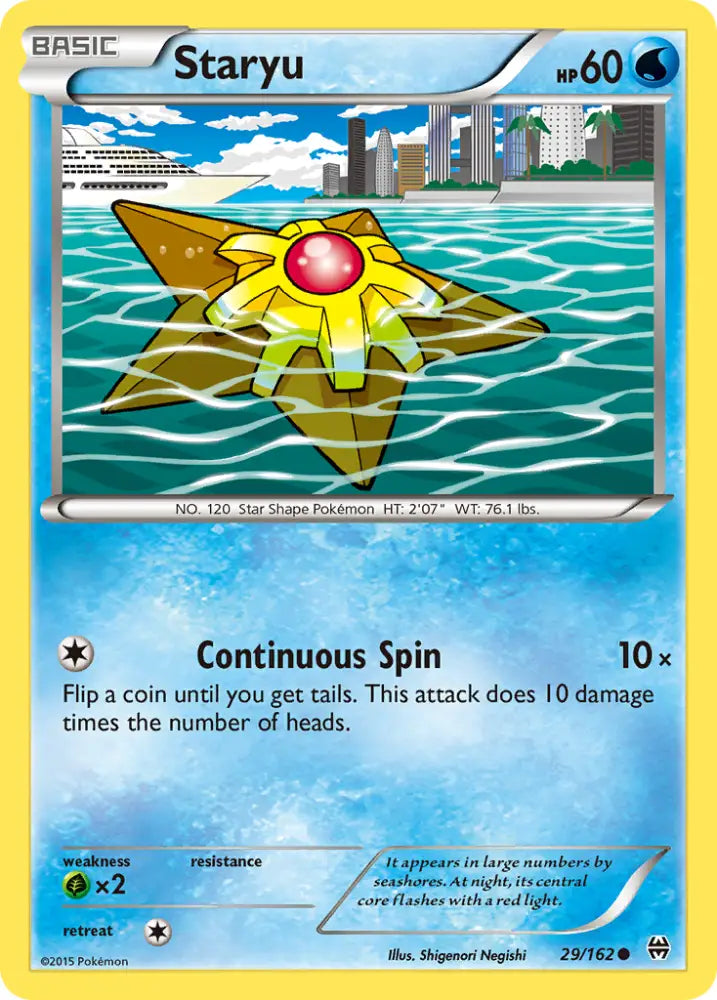 Staryu (29/162) [XY: BREAKthrough] - Pokemon Single