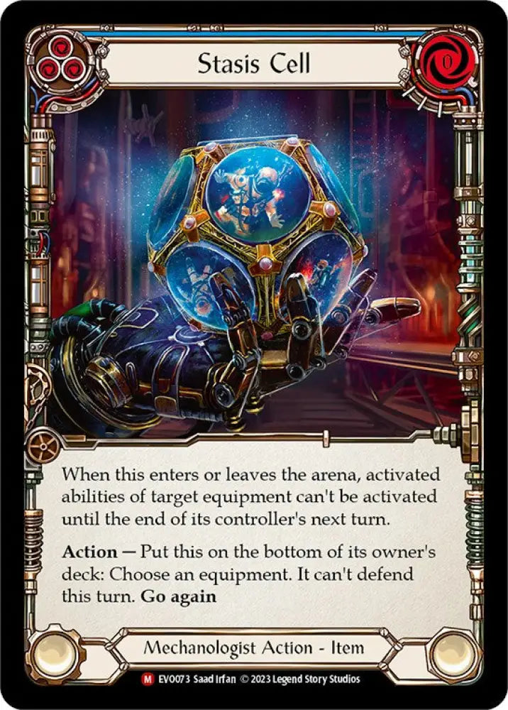 Stasis Cell [Bright Lights] Rainbow Foil - Flesh And Blood Single