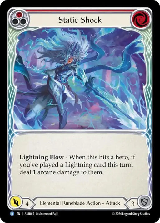 Static Shock (Red) [1st Strike] - Flesh And Blood Single