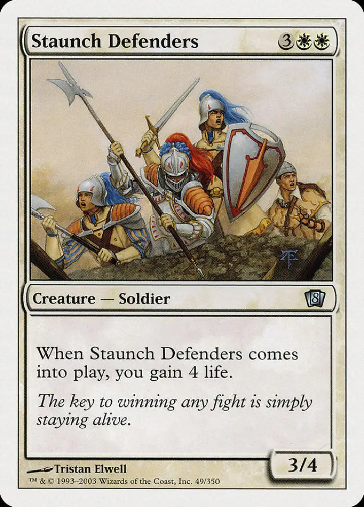 Staunch Defenders (49) [Eighth Edition] - MTG Single