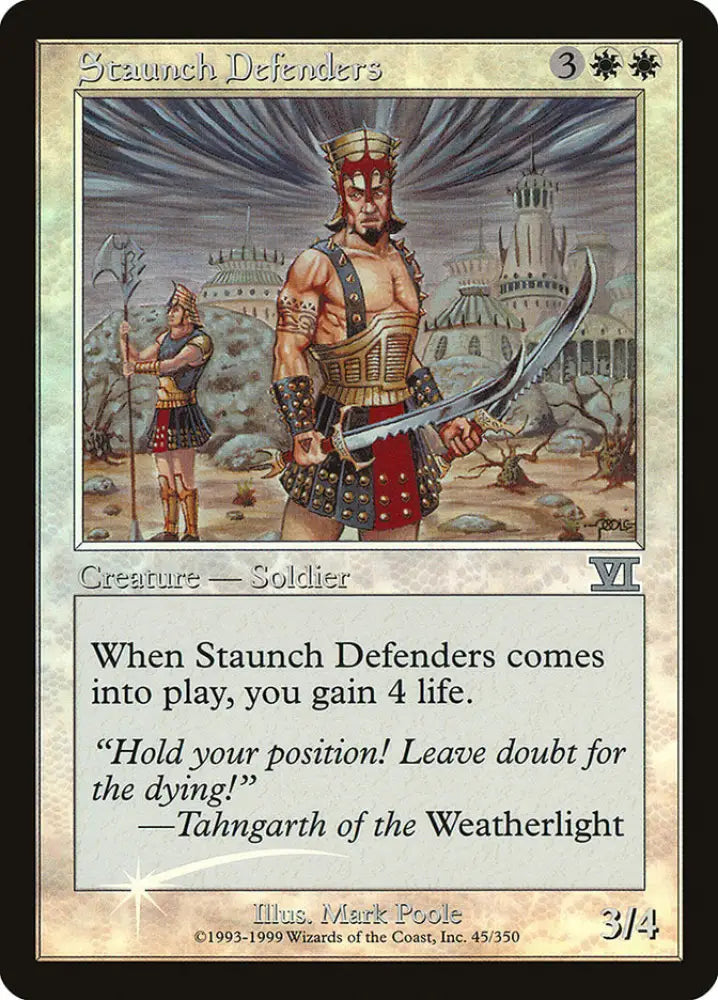 Staunch Defenders [Friday Night Magic 2000] - MTG Single