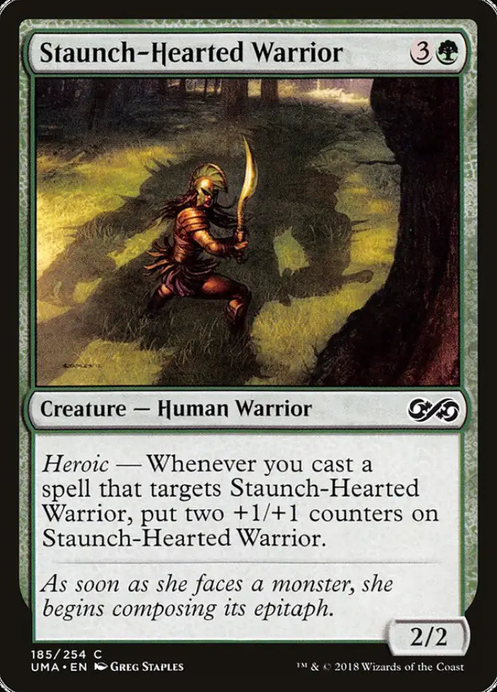 Staunch-Hearted Warrior [Ultimate Masters] - MTG Single