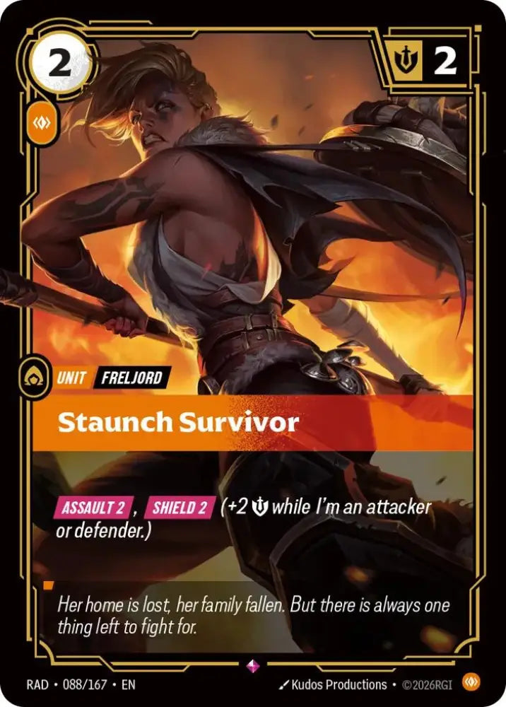 Staunch Survivor (088/167) [Radiance]