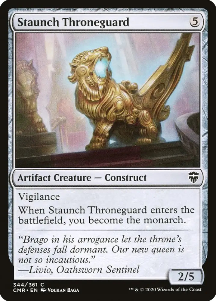 Staunch Throneguard [Commander Legends] - MTG Single