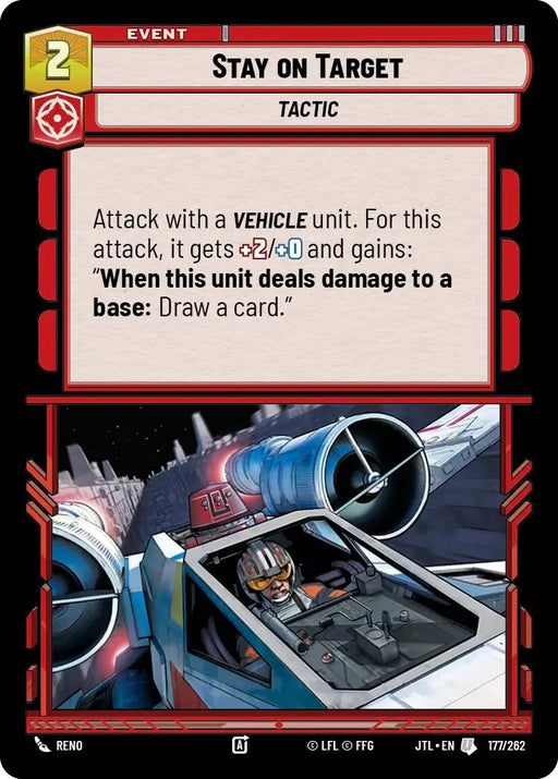 Stay on Target (177/262) [Jump to Lightspeed] - Star Wars: Unlimited Single
