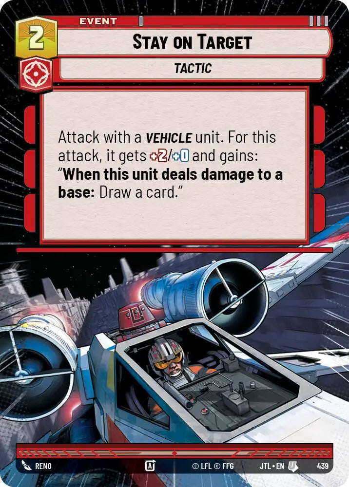 Stay on Target (Hyperspace) (439) [Jump to Lightspeed] - Star Wars: Unlimited Single