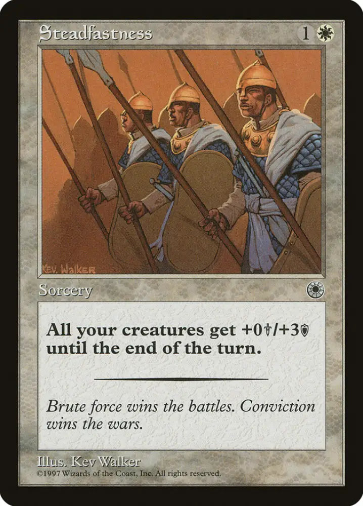 Steadfastness [Portal] - MTG Single