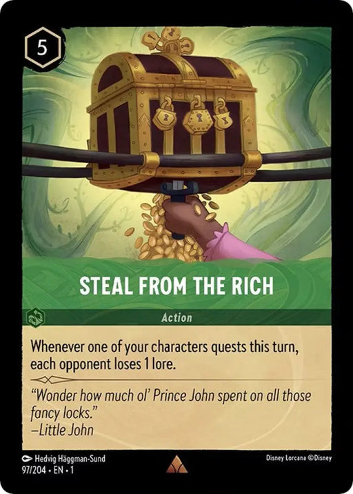 Steal From The Rich (97/204) [The First Chapter] - Lorcana Single