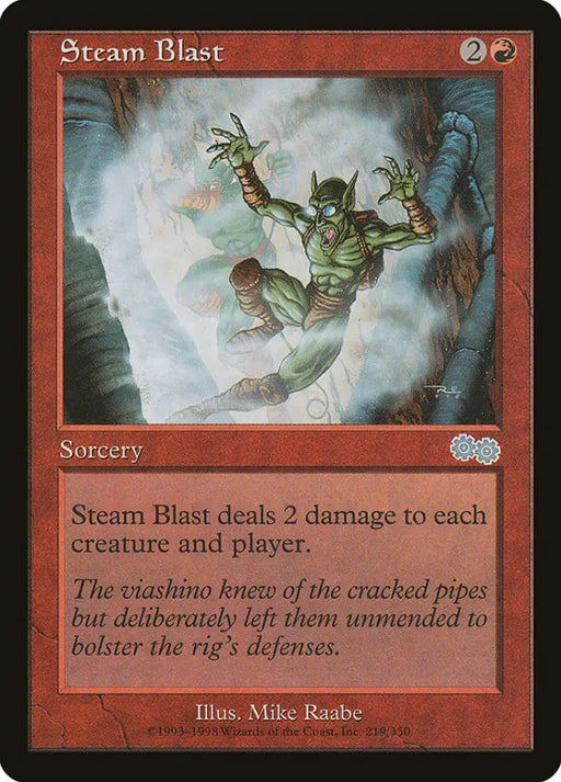Steam Blast [Urza’s Saga] - MTG Single