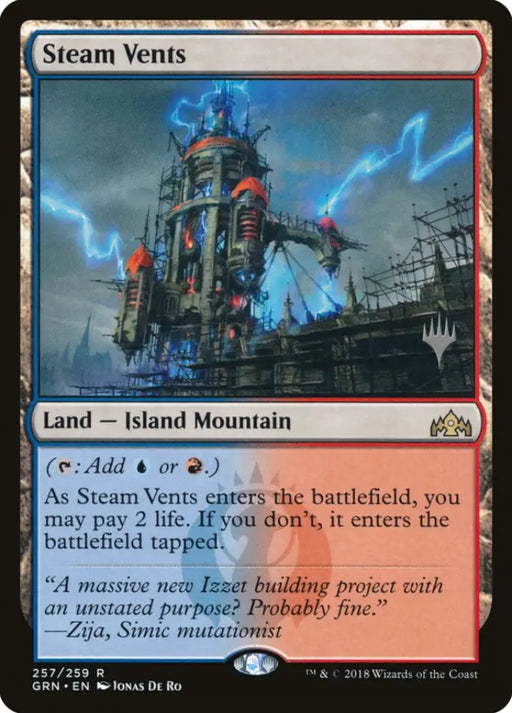 Steam Vents (Promo Pack) [Guilds of Ravnica Promos] - MTG Single