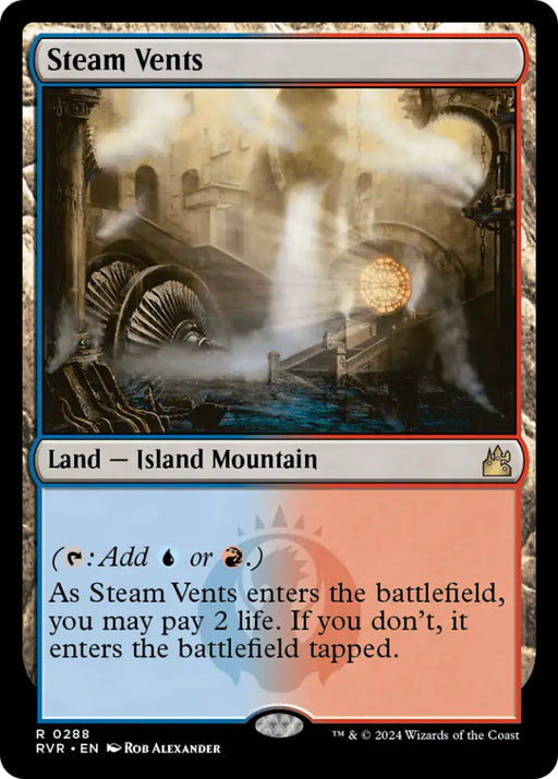 Steam Vents [Ravnica Remastered] - MTG Single