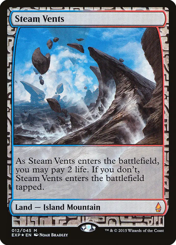 Steam Vents [Zendikar Expeditions] - MTG Single