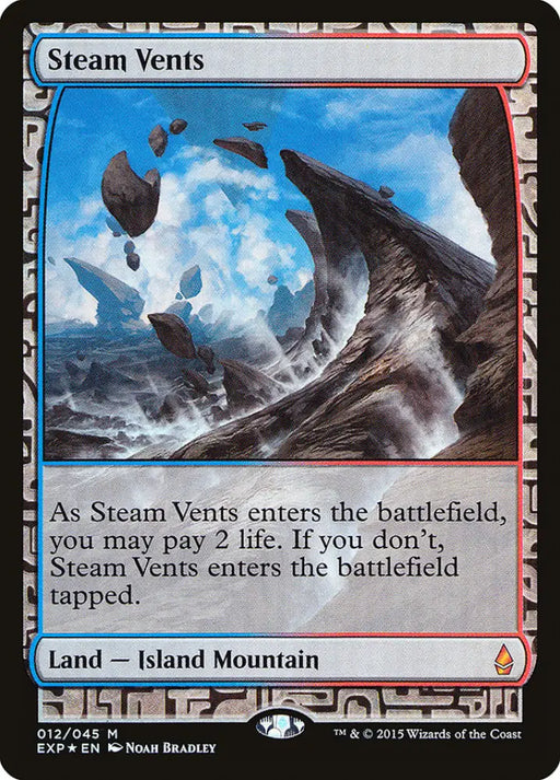 Steam Vents [Zendikar Expeditions] - MTG Single